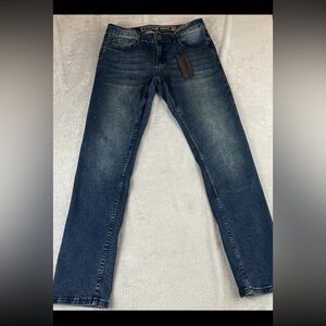Weatherproof Vintage mens Blue Cyclone Slim Fit Stretch Denim jeans size 32x30